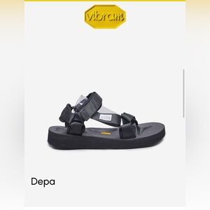 Suicoke Depa-V2 Vibram Sole Black Sandals Men’s size 9 Women’s size 10